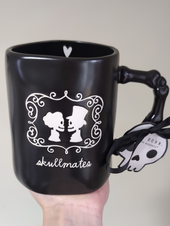 Rae Dunn Other - Rae Dunn SKULLMATES Halloween Mug w/ Skeleton Design and Bone Design Handle 💀🦴